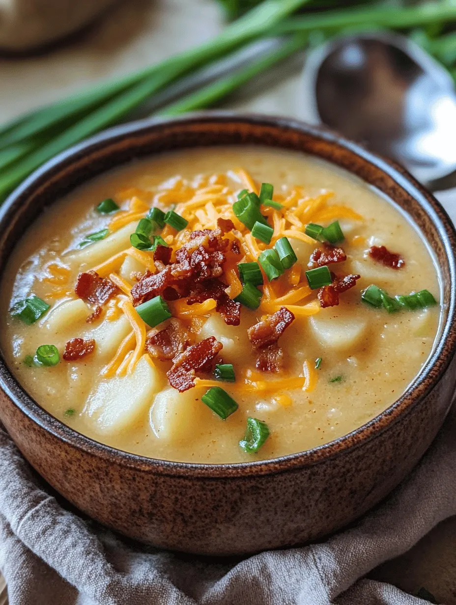 As the temperatures drop and the days grow shorter, nothing warms the soul quite like a steaming bowl of potato soup. This Cozy Creamy Slow Cooker Potato Soup is the perfect antidote for chilly evenings, offering a blend of earthy flavors and comforting textures that can turn any meal into a heartwarming experience. Whether you're gathering around the dinner table with family or looking for a simple yet satisfying dish to enjoy solo, this slow cooker recipe is an excellent choice.