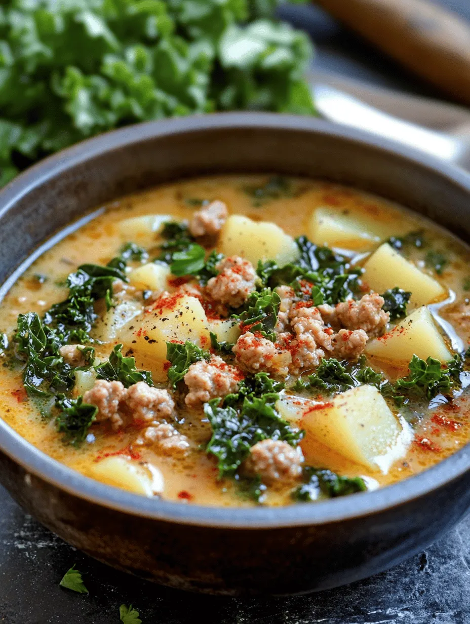 In the realm of comfort food, few dishes can rival the warm embrace of a hearty soup. Hearty Healthy Slow Cooker Zuppa Toscana Soup is a delightful twist on the classic Italian recipe that combines rich flavors with wholesome ingredients, making it the perfect dish for family dinners or meal prep. This soup captures the essence of Italian cuisine while offering a health-conscious alternative that does not compromise on taste. With its creamy texture, savory sausage, and vibrant vegetables, this Zuppa Toscana recipe invites you to savor every spoonful.