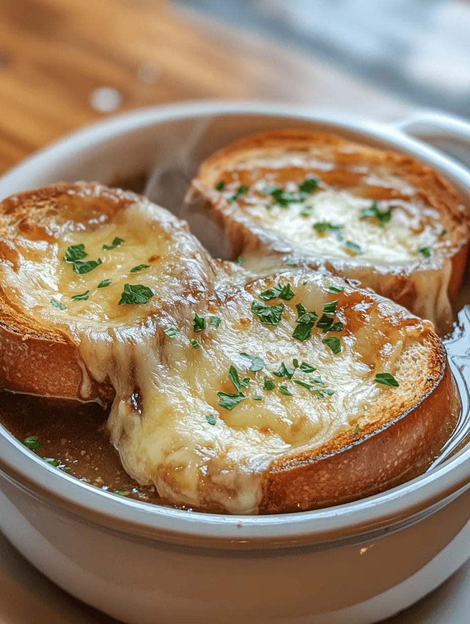 French onion soup is a timeless classic that warms the heart and soul, embodying the essence of comfort food. With its rich, savory flavors and aromatic qualities, it has earned a rightful place in kitchens and restaurants around the world. This beloved dish showcases the beauty of simple ingredients transformed through careful cooking techniques, making it a favorite among both home cooks and culinary enthusiasts.