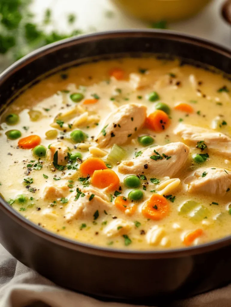 Marry Me Chicken Soup is not just a meal; it's a warm hug in a bowl, perfect for those chilly evenings or cozy family dinners. This heartwarming dish combines tender, juicy chicken thighs, a medley of vibrant vegetables, and a luscious creamy broth that wraps you in comfort with every spoonful. Designed to be both easy to prepare and irresistibly delicious, this soup will surely become a staple in your kitchen, bringing joy to the dinner table and smiles to your loved ones.