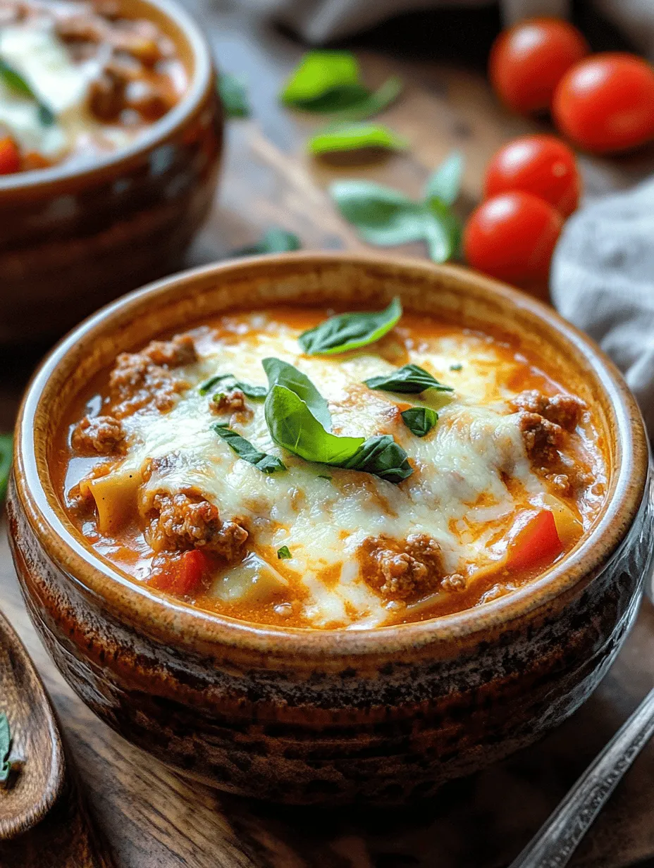 When it comes to comfort food, few dishes can rival the warm embrace of lasagna. However, with the demands of modern life, finding the time to craft a classic lasagna can often feel overwhelming. Enter Crock Pot Lasagna Soup—a delightful twist on the traditional recipe that not only maintains the rich flavors of lasagna but also offers the convenience of a slow cooker. This dish is perfect for those busy weekdays when you crave something hearty and comforting, yet don't have hours to spend in the kitchen.