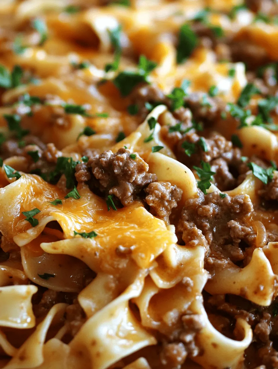 In the world of comfort food, few dishes can rival the warmth and satisfaction of a Hearty Sour Cream Beef Noodle Bake. This recipe brings together tender egg noodles, savory ground beef, and a creamy cheese mixture to create a deliciously filling meal that is perfect for family dinners, potlucks, or cozy nights in. With its rich flavors and simple preparation, this dish is bound to become a staple in your kitchen, providing nourishment and comfort in every bite.