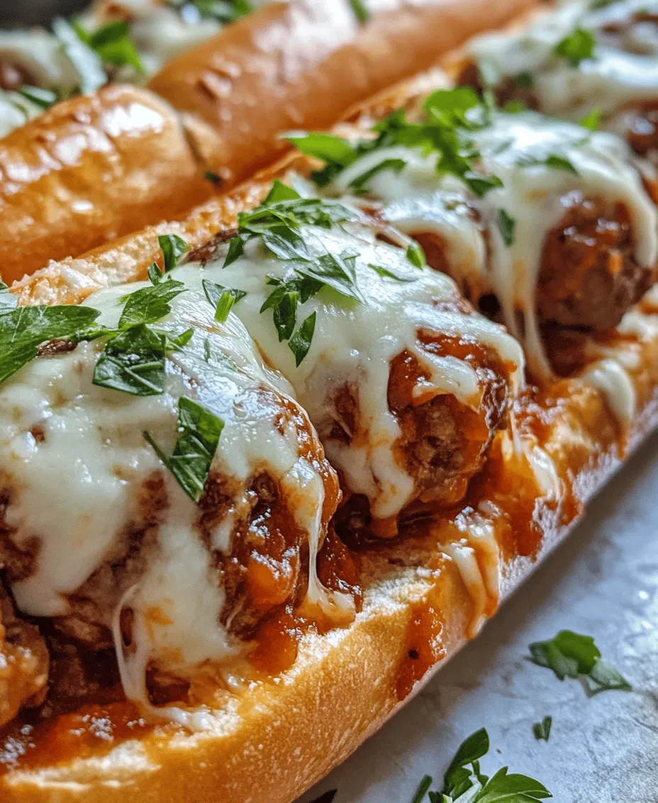When it comes to comfort food, few dishes can rival the satisfying warmth of a meatball sub. The Ultimate Cheesy Meatball Subs combine the heartiness of homemade meatballs, the richness of marinara sauce, and the gooeyness of melted mozzarella cheese, all nestled in soft hoagie rolls. This recipe is not only a feast for the senses but also a celebration of simple ingredients that transform into something truly special. Whether you are planning a family dinner, hosting friends for game day, or enjoying a cozy night in, these meatball subs are sure to impress.