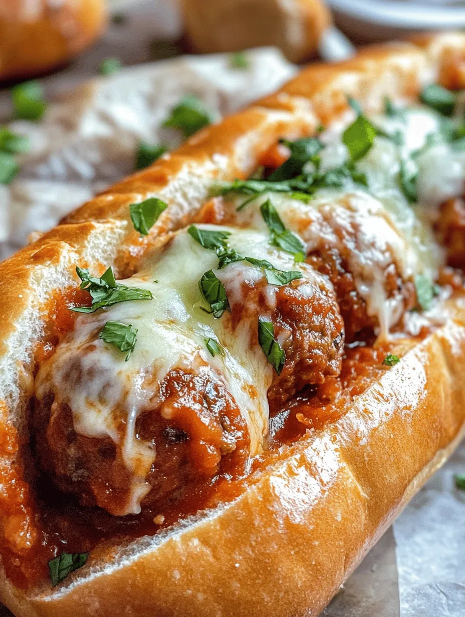 When it comes to comfort food, few dishes can rival the satisfying warmth of a meatball sub. The Ultimate Cheesy Meatball Subs combine the heartiness of homemade meatballs, the richness of marinara sauce, and the gooeyness of melted mozzarella cheese, all nestled in soft hoagie rolls. This recipe is not only a feast for the senses but also a celebration of simple ingredients that transform into something truly special. Whether you are planning a family dinner, hosting friends for game day, or enjoying a cozy night in, these meatball subs are sure to impress.