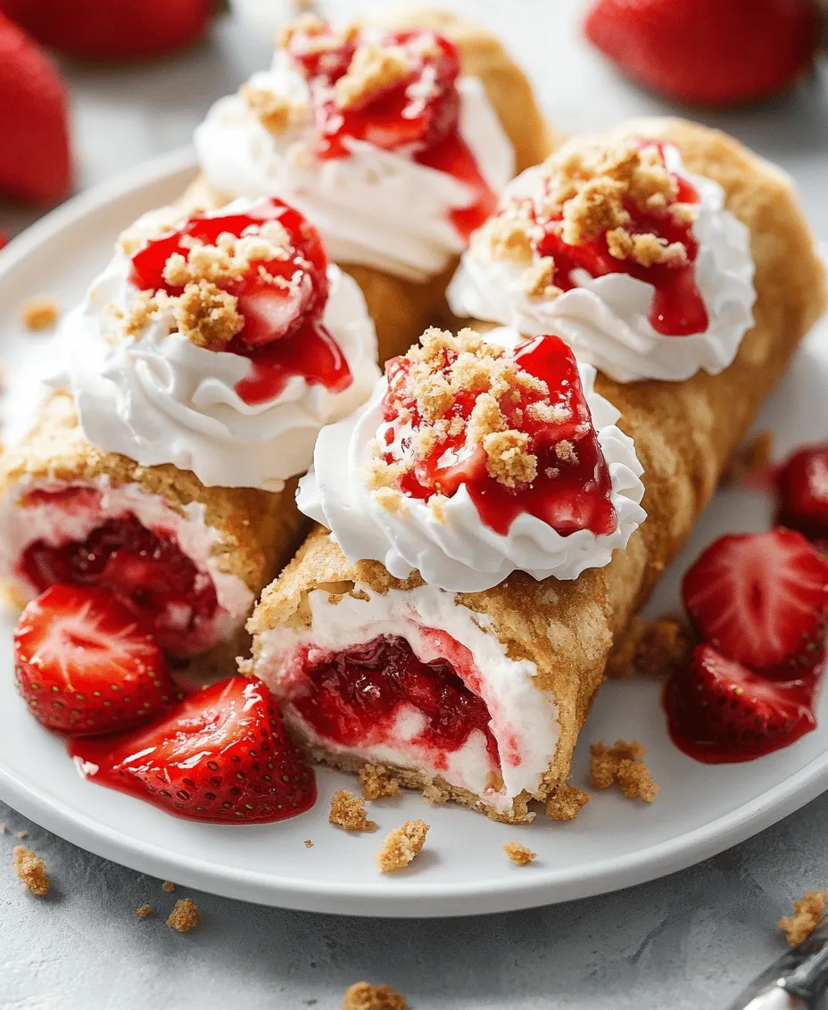 Desserts have a magical way of bringing joy and comfort into our lives, evoking sweet memories and creating new ones. Among the myriad of delightful confections, few desserts capture the essence of summer quite like strawberry shortcake. This classic treat, with its sweet strawberries, fluffy biscuits, and rich whipped cream, has been a favorite for generations. But what if we could elevate this beloved dessert into a new, innovative format? Enter the Strawberry Shortcake Cheesecake Rolls—a delectable twist on a traditional favorite that combines the creamy richness of cheesecake with the lightness of strawberry shortcake, all wrapped up in a convenient roll.