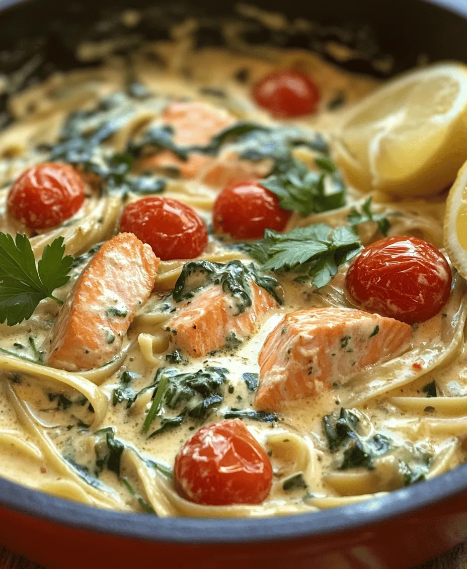 When it comes to comforting and satisfying meals, few dishes can compete with One Pot Creamy Salmon Pasta. This delightful recipe brings together flaky salmon, tender pasta, and a rich, creamy sauce, all cooked in a single pot to minimize cleanup and maximize flavor. Ideal for busy weeknights or special occasions alike, this dish not only pleases the palate but also nourishes the body, making it a staple in any home chef's repertoire.