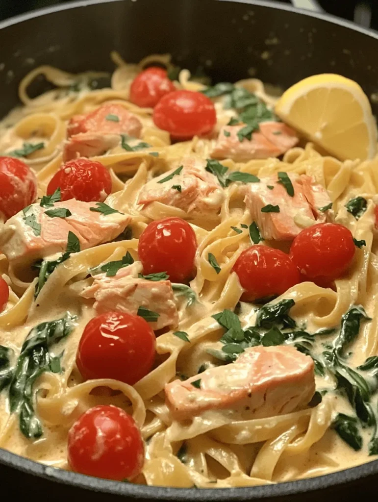 When it comes to comforting and satisfying meals, few dishes can compete with One Pot Creamy Salmon Pasta. This delightful recipe brings together flaky salmon, tender pasta, and a rich, creamy sauce, all cooked in a single pot to minimize cleanup and maximize flavor. Ideal for busy weeknights or special occasions alike, this dish not only pleases the palate but also nourishes the body, making it a staple in any home chef's repertoire.