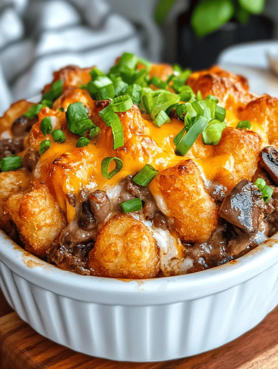 Comfort food holds a special place in our hearts, often evoking warm memories of family gatherings and cherished home-cooked meals. These dishes are more than just sustenance; they are a source of nostalgia and emotional fulfillment. Among the many comforting options available, casseroles stand out as a beloved choice. They are not only convenient to prepare but also create a satisfying meal that can feed a crowd. One of the most delightful casseroles that epitomizes this comfort food experience is the Tater Tot Heaven Casserole.