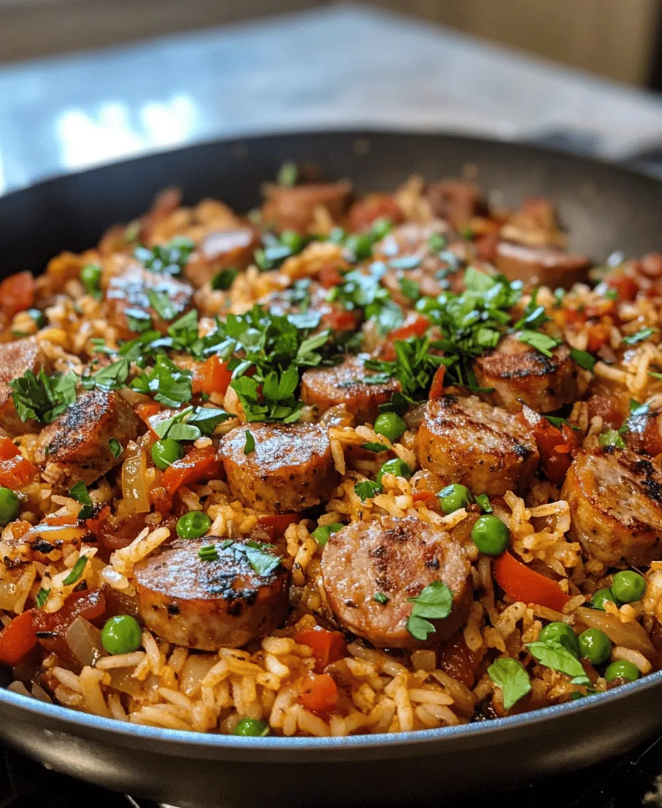 Cajun cuisine, with its vibrant flavors and comforting essence, transports you to the heart of Louisiana with every bite. One of the quintessential dishes that embodies this culinary tradition is the Cajun Sausage and Rice Skillet. This dish beautifully combines the rich, smoky flavors of Cajun sausage with perfectly cooked rice, creating a satisfying meal that is both hearty and delicious. The beauty of this one-skillet recipe lies in its simplicity, making it an ideal choice for busy weeknights or cozy gatherings with family and friends. Not only does it deliver on flavor, but it also allows for easy cleanup, a win-win for any home cook.