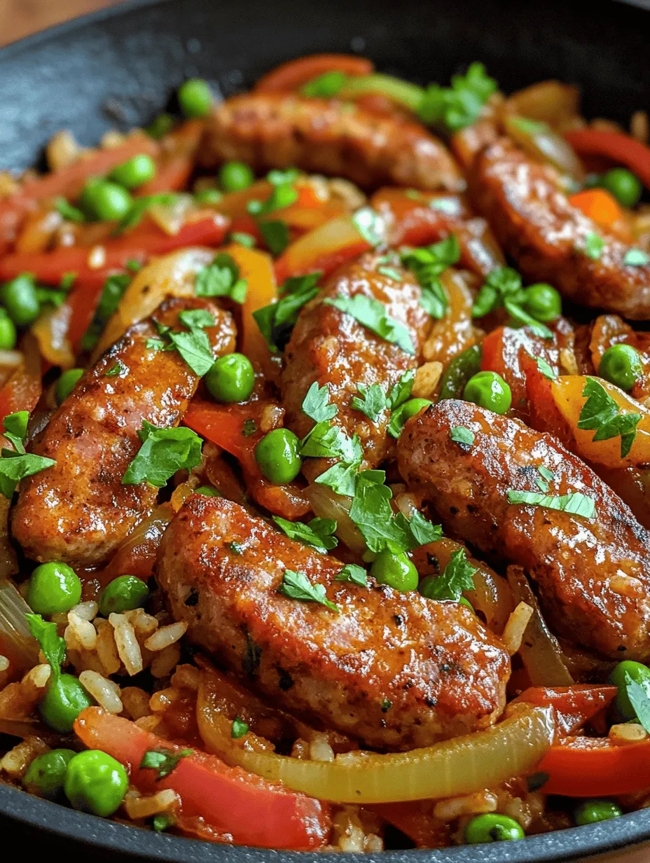 Cajun cuisine, with its vibrant flavors and comforting essence, transports you to the heart of Louisiana with every bite. One of the quintessential dishes that embodies this culinary tradition is the Cajun Sausage and Rice Skillet. This dish beautifully combines the rich, smoky flavors of Cajun sausage with perfectly cooked rice, creating a satisfying meal that is both hearty and delicious. The beauty of this one-skillet recipe lies in its simplicity, making it an ideal choice for busy weeknights or cozy gatherings with family and friends. Not only does it deliver on flavor, but it also allows for easy cleanup, a win-win for any home cook.