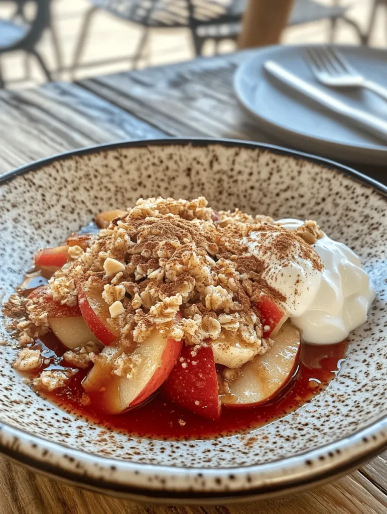 As the world becomes increasingly health-conscious, the demand for nutritious breakfast options has skyrocketed. More and more people are seeking meals that not only satisfy their taste buds but also provide essential nutrients to kick-start their day. Enter the Healthy Breakfast Apple Crumble, a delightful dish that perfectly balances flavor and nutrition. This recipe transforms traditional breakfast fare into a wholesome treat, making it an excellent choice for anyone looking to enjoy a delicious morning meal without compromising their health goals.