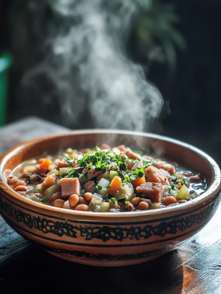 There’s a timeless appeal to a hearty bowl of slow-cooked black-eyed peas with ham. This dish transcends mere sustenance; it embodies comfort food in its purest form. Often served with cornbread or over rice, black-eyed peas are a staple in Southern cuisine, celebrated for their rich flavor and satisfying texture. They hold a special place in the hearts of many, especially during New Year’s celebrations where they symbolize good luck and prosperity.