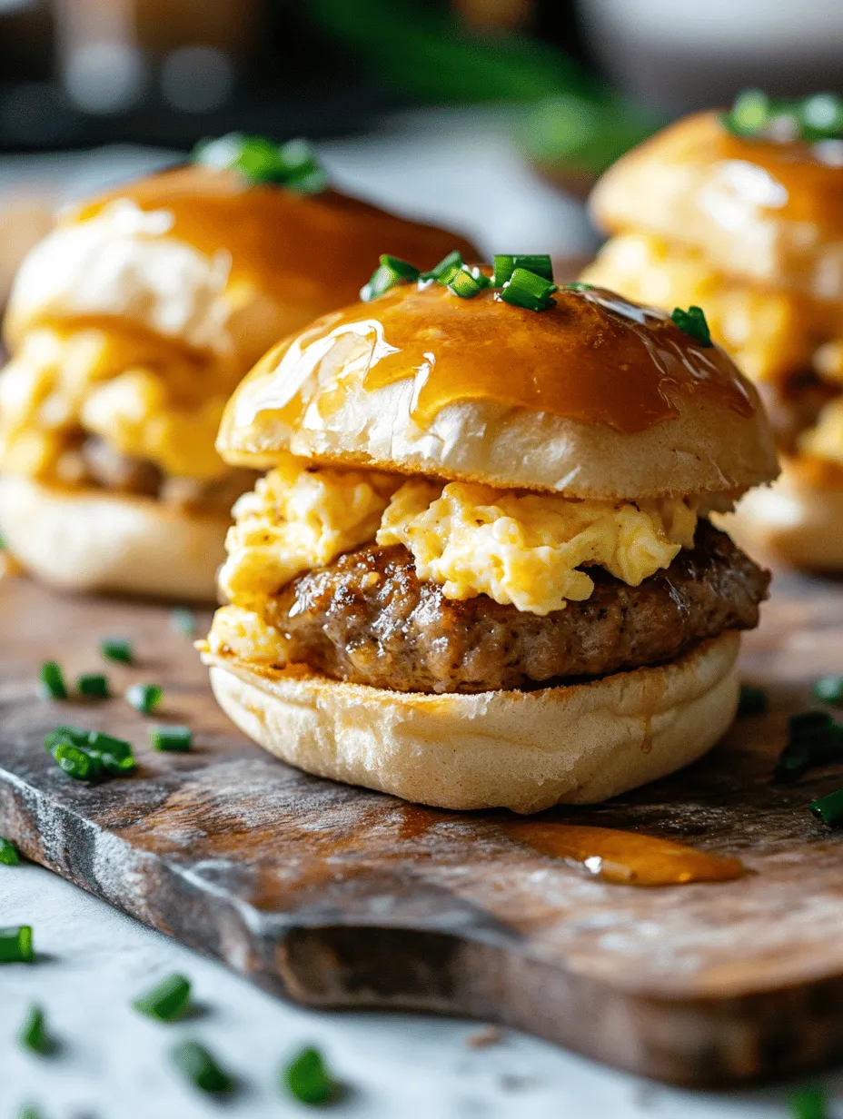 Breakfast sliders have emerged as a popular and delightful way to enjoy breakfast on the go. These mini sandwiches combine all the essential breakfast components into a convenient, bite-sized format, making them a favorite choice for busy mornings, brunch gatherings, and even meal prep. Among the myriad of breakfast slider recipes, the Sausage Egg and Cheese Breakfast Sliders with Maple Syrup Glaze stand out as an irresistible option that beautifully marries savory and sweet flavors.