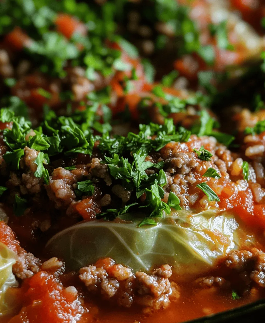 The Classic Old Fashioned Stuffed Cabbage Rolls are more than just a meal; they represent a culinary tradition that has been passed down through generations. This hearty dish combines tender cabbage leaves enveloping a savory filling made from ground meat, rice, and a blend of aromatic spices, all simmered in a rich, tangy tomato sauce. It is the ultimate comfort food that evokes feelings of warmth and nostalgia, making it a favorite in many households.