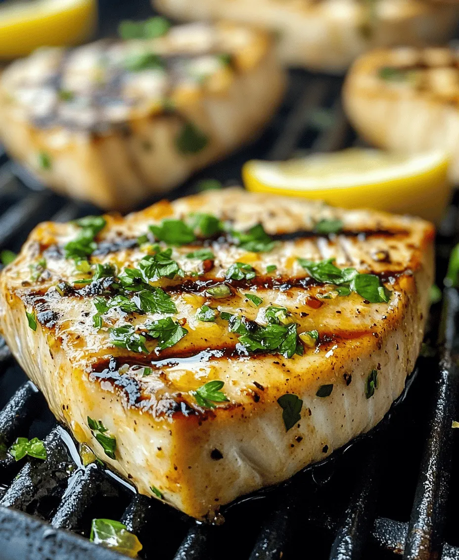 When it comes to preparing a meal that is both delicious and healthy, grilled swordfish stands out as an excellent choice. This meaty fish not only boasts a rich flavor but also offers a satisfying texture that makes it a favorite among seafood lovers. The simplicity of a lemon garlic marinade enhances the natural flavors of swordfish, making it an ideal dish for various occasions, whether you're hosting a casual family dinner or an elegant gathering with friends.