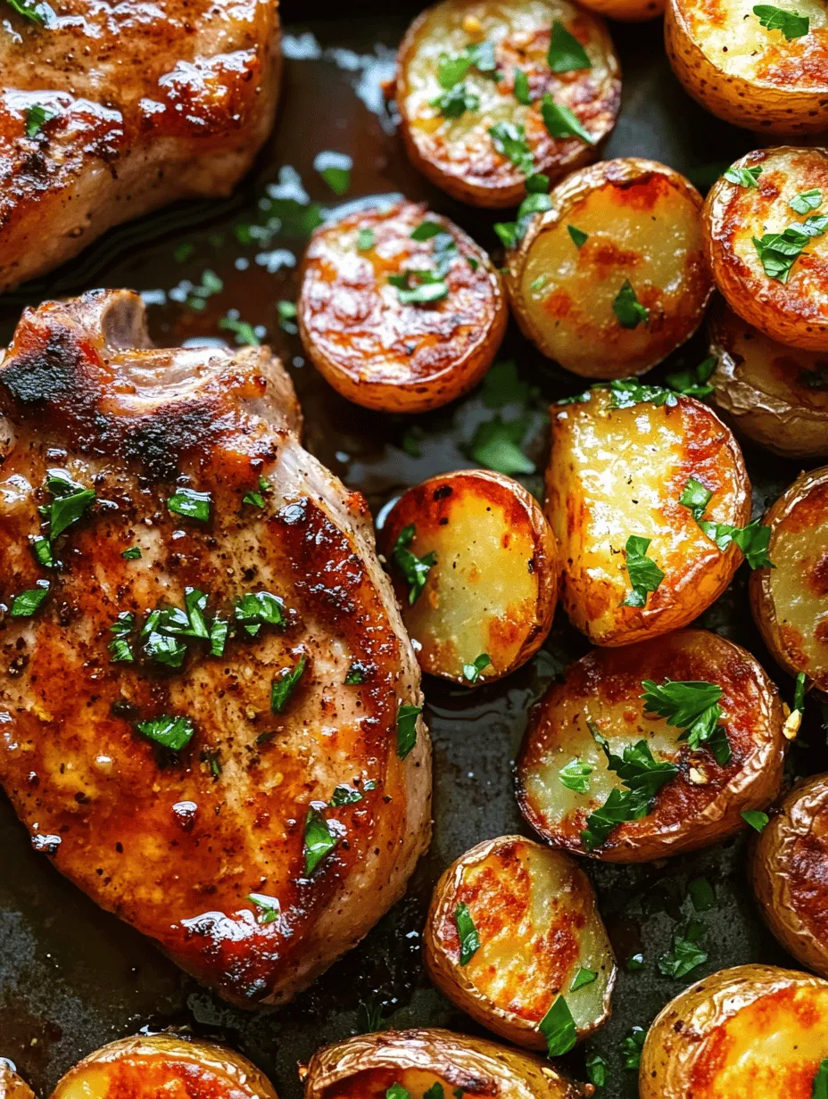 If you’re looking for a hearty, flavorful meal that requires minimal effort and clean-up, then Easy Sheet Pan Pork Chops and Crispy Potatoes is the perfect dish for you. This recipe combines succulent pork chops with crispy, golden-brown baby potatoes, all roasted together on a single sheet pan. Not only does this method streamline cooking, but it also allows the flavors to meld beautifully while cutting down on the number of dishes you need to wash afterward.
