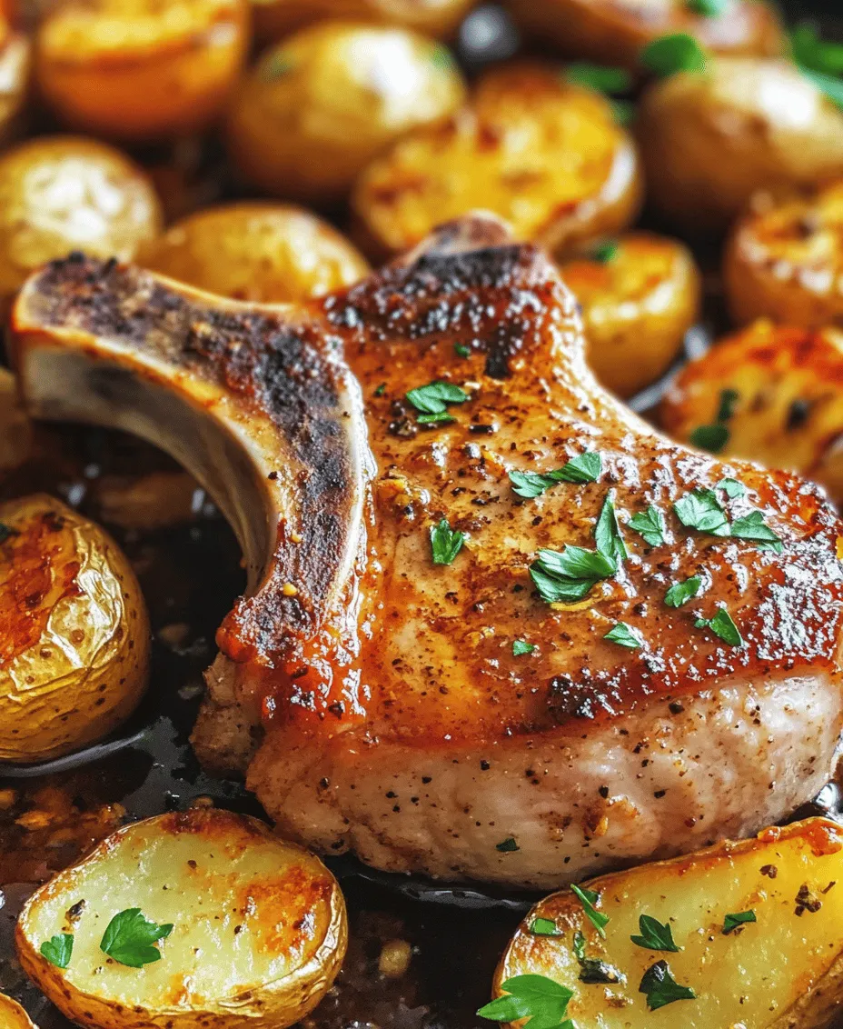 If you’re looking for a hearty, flavorful meal that requires minimal effort and clean-up, then Easy Sheet Pan Pork Chops and Crispy Potatoes is the perfect dish for you. This recipe combines succulent pork chops with crispy, golden-brown baby potatoes, all roasted together on a single sheet pan. Not only does this method streamline cooking, but it also allows the flavors to meld beautifully while cutting down on the number of dishes you need to wash afterward.