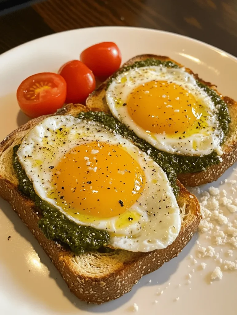 In the realm of quick and nutritious meals, few dishes can rival the simplicity and flavor of Simple Pesto Eggs on Toast. This delightful recipe combines the rich, aromatic essence of basil pesto with perfectly cooked eggs, making it an ideal breakfast or brunch option. It’s not just a meal; it’s an experience that brings together texture, taste, and nutrition in one satisfying bite. With minimal ingredients and straightforward preparation, you can create a dish that not only satisfies the palate but also fuels your day.