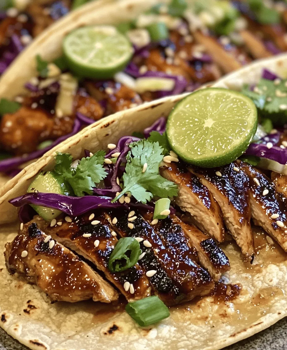 Fusion cuisine is a culinary trend that has captivated food lovers around the globe, blending diverse culinary traditions and flavors to create innovative dishes that appeal to a wide audience. One such delightful creation is Teriyaki Chicken Tacos with Creamy Sesame Cucumbers. This dish brilliantly marries the savory, sweet notes of Japanese teriyaki sauce with the beloved, handheld convenience of tacos, making it an enticing option for family dinners, casual gatherings, or even a quick weeknight meal.