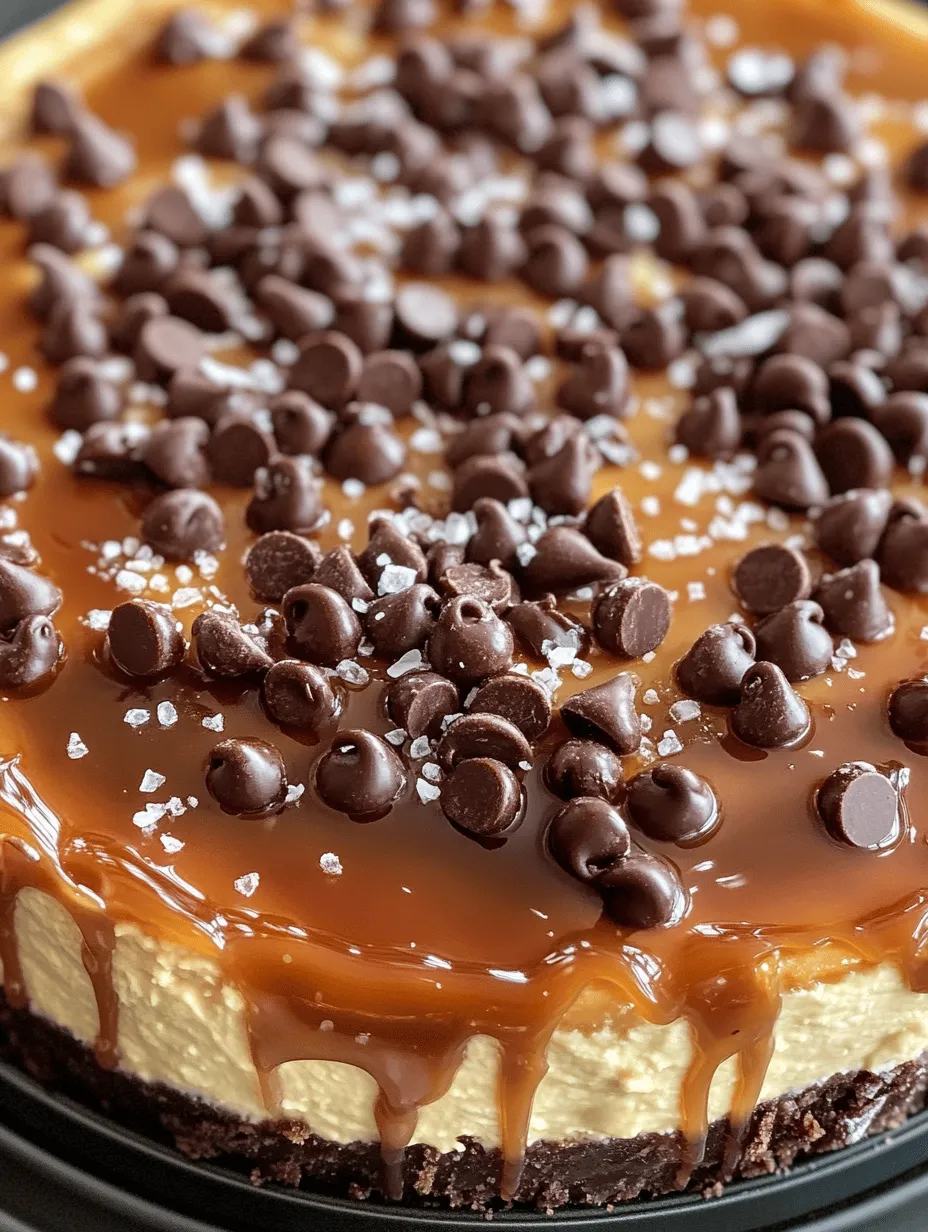 If you’re searching for a dessert that encapsulates indulgence and sophistication, look no further than the Salted Caramel Chocolate Chip Cheesecake. This delightful treat combines the rich flavors of chocolate, the creamy texture of cheesecake, and the sweet-and-salty allure of salted caramel, making it an irresistible option for any occasion. Whether you’re celebrating a birthday, hosting a dinner party, or simply treating yourself, this cheesecake stands out as a showstopper that will leave a lasting impression on your guests.