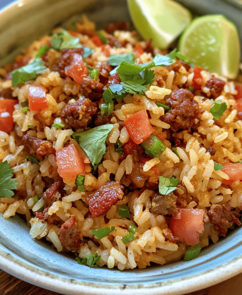 If you're on the hunt for a dish that combines comforting warmth with vibrant flavors, look no further than Mexican Rice with Chorizo and Bacon. This delightful recipe marries the traditional essence of Mexican rice with the rich, savory notes of two beloved ingredients: chorizo and bacon. The result is a dish that not only warms the soul but also tantalizes the taste buds, making it a perfect addition to any meal.