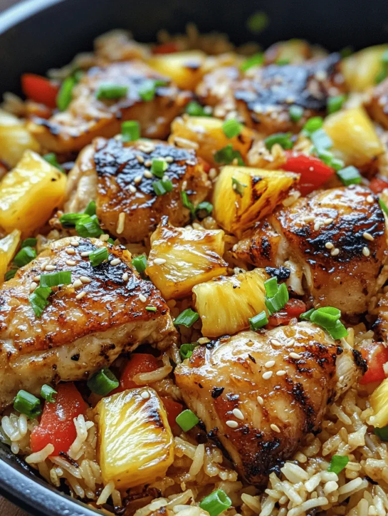 Welcome to a delightful culinary journey where tropical sweetness meets savory goodness! The Sweet and Savory Pineapple Chicken and Rice recipe is a vibrant dish that beautifully balances flavors, making it a perfect choice for both weeknight dinners and special occasions. This dish features tender chicken thighs, juicy pineapple, and fluffy rice, all brought together with a tantalizing sauce that will awaken your taste buds.