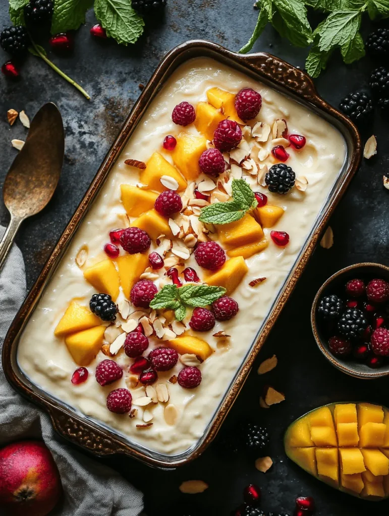 In the world of desserts, few creations can boast the combination of simplicity and sophistication quite like Creamy Baked Yogurt Delight. This enchanting dish beautifully melds the rich, tangy notes of yogurt with a creamy texture that is both indulgent and refreshingly light. As a versatile dessert, it shines brightly in various settings—from casual family dinners to elegant dinner parties, making it an ideal choice for any occasion.
