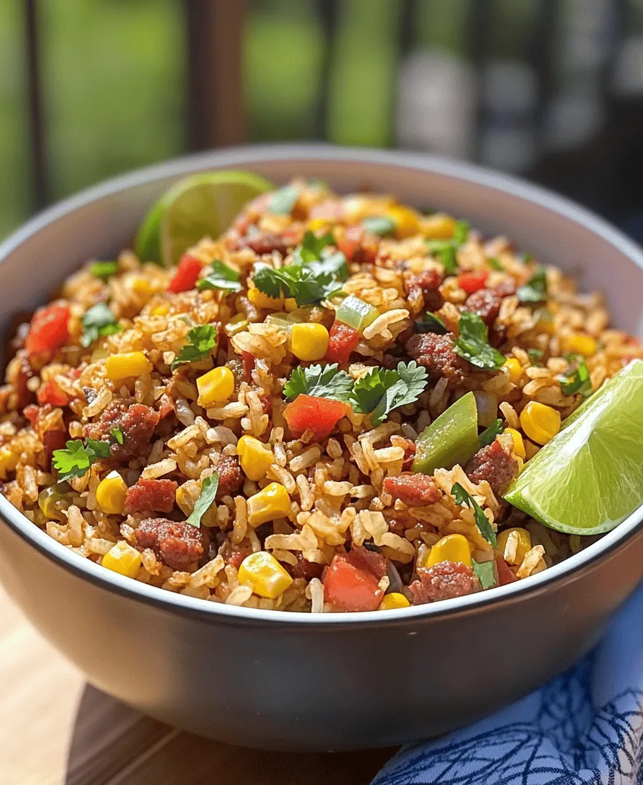 Bringing together the vibrant flavors of Mexico, Smoky Mexican Rice with Chorizo and Bacon is a dish that promises to tantalize your taste buds and warm your heart. This hearty meal is more than just a side dish; it's a celebration of culinary tradition, reflecting the rich culture and history of Mexican cuisine. Rice has long been a staple ingredient in many Latin American homes, serving as a versatile base that complements a variety of meats and vegetables.