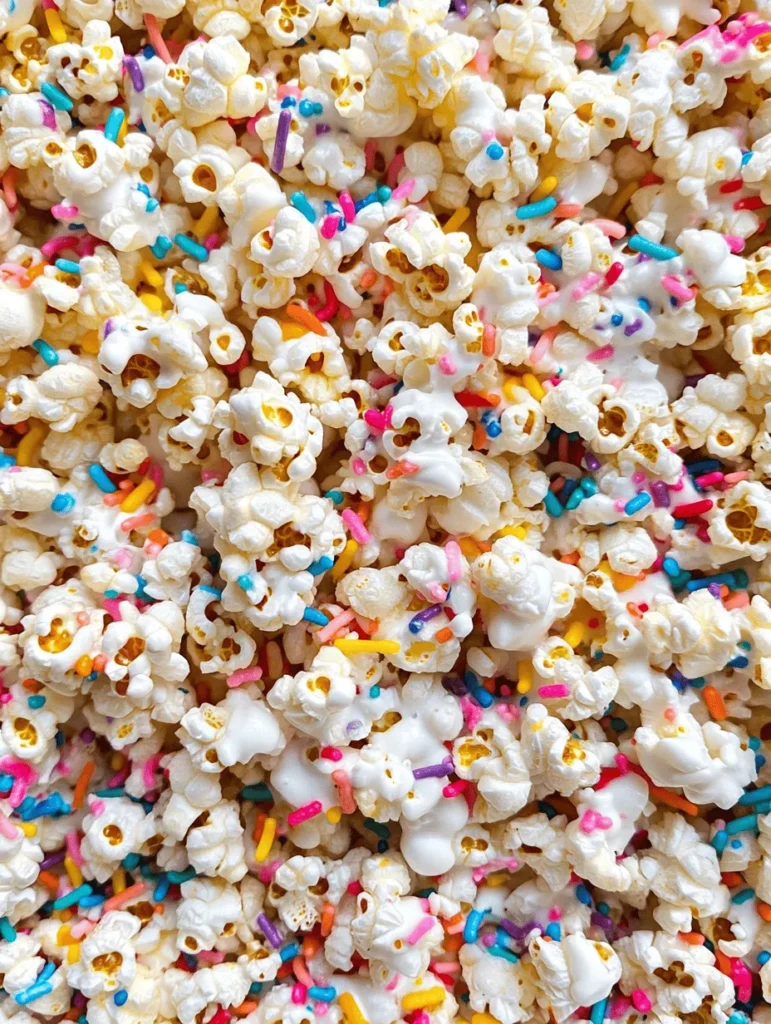 If you're searching for a delightful treat that combines the crunch of popcorn with the sweetness of marshmallows and the vibrancy of rainbow sprinkles, look no further than Funfetti Marshmallow Popcorn Treats. This whimsical snack is not only a feast for the taste buds but also a visual delight that is sure to bring smiles to your gatherings. Imagine fluffy popcorn coated in a sticky, sweet marshmallow mixture, all beautifully adorned with colorful sprinkles. This treat is perfect for various occasions, whether you're hosting a birthday bash, a cozy movie night with friends, or a festive celebration for any reason under the sun.