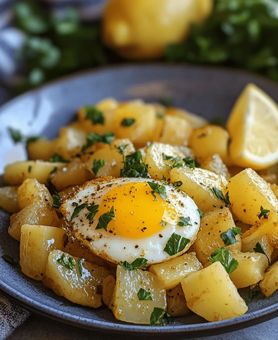 Lebanese cuisine is renowned for its vibrant flavors, fresh ingredients, and the art of balancing simplicity with depth. One dish that encapsulates these qualities is the Simple Lebanese Potato and Egg Delight. This delightful meal is not only easy to prepare but also carries a cultural significance that reflects the heart of Lebanese cooking. Traditionally enjoyed as a hearty breakfast or a light meal, this dish is perfect for those who crave comfort food that is both nutritious and satisfying.