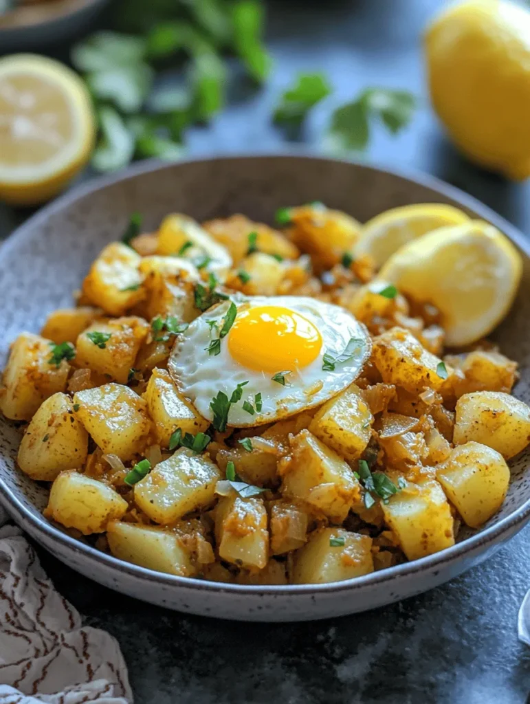Lebanese cuisine is renowned for its vibrant flavors, fresh ingredients, and the art of balancing simplicity with depth. One dish that encapsulates these qualities is the Simple Lebanese Potato and Egg Delight. This delightful meal is not only easy to prepare but also carries a cultural significance that reflects the heart of Lebanese cooking. Traditionally enjoyed as a hearty breakfast or a light meal, this dish is perfect for those who crave comfort food that is both nutritious and satisfying.
