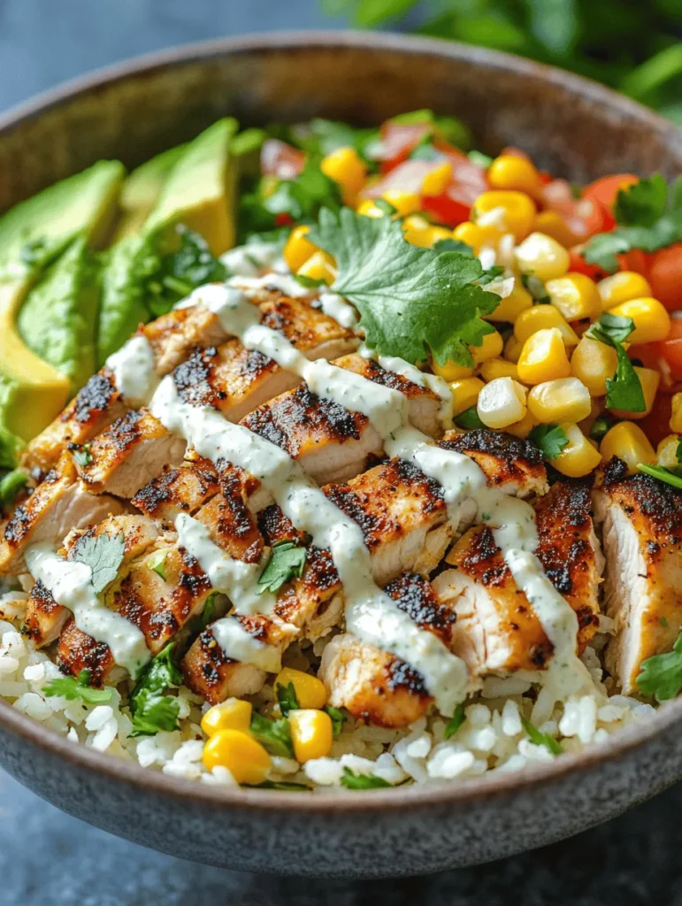 In the world of comfort food, few dishes can rival the vibrant flavors and textures found in a Street Corn Chicken Rice Bowl. This delightful recipe is inspired by the savory street corn often enjoyed at fairs and festivals, a dish that captures the essence of summertime nostalgia. Imagine biting into sweet, juicy corn slathered in creamy sauce, all while the tantalizing aroma of grilled chicken fills the air. This recipe brings together tender chicken, fluffy jasmine rice, and a delightful medley of toppings, creating a satisfying meal that’s perfect for lunch or dinner.