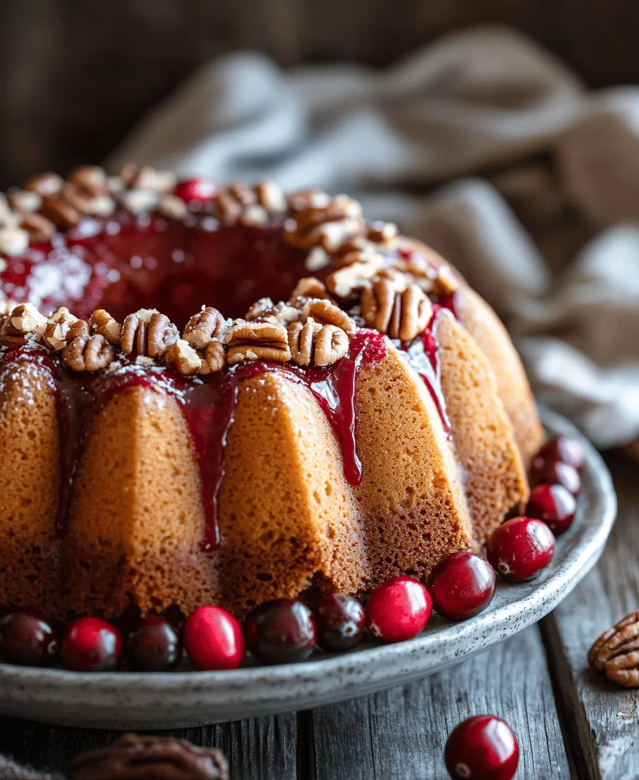 To create the perfect Cranberry Bliss Bundt Cake, it’s essential to understand the role of each ingredient, as they all contribute to the cake’s unique flavor and texture.