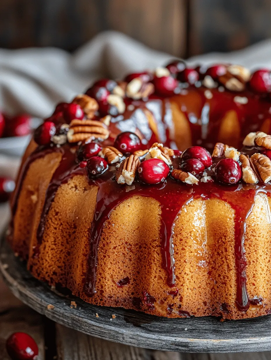 To create the perfect Cranberry Bliss Bundt Cake, it’s essential to understand the role of each ingredient, as they all contribute to the cake’s unique flavor and texture.