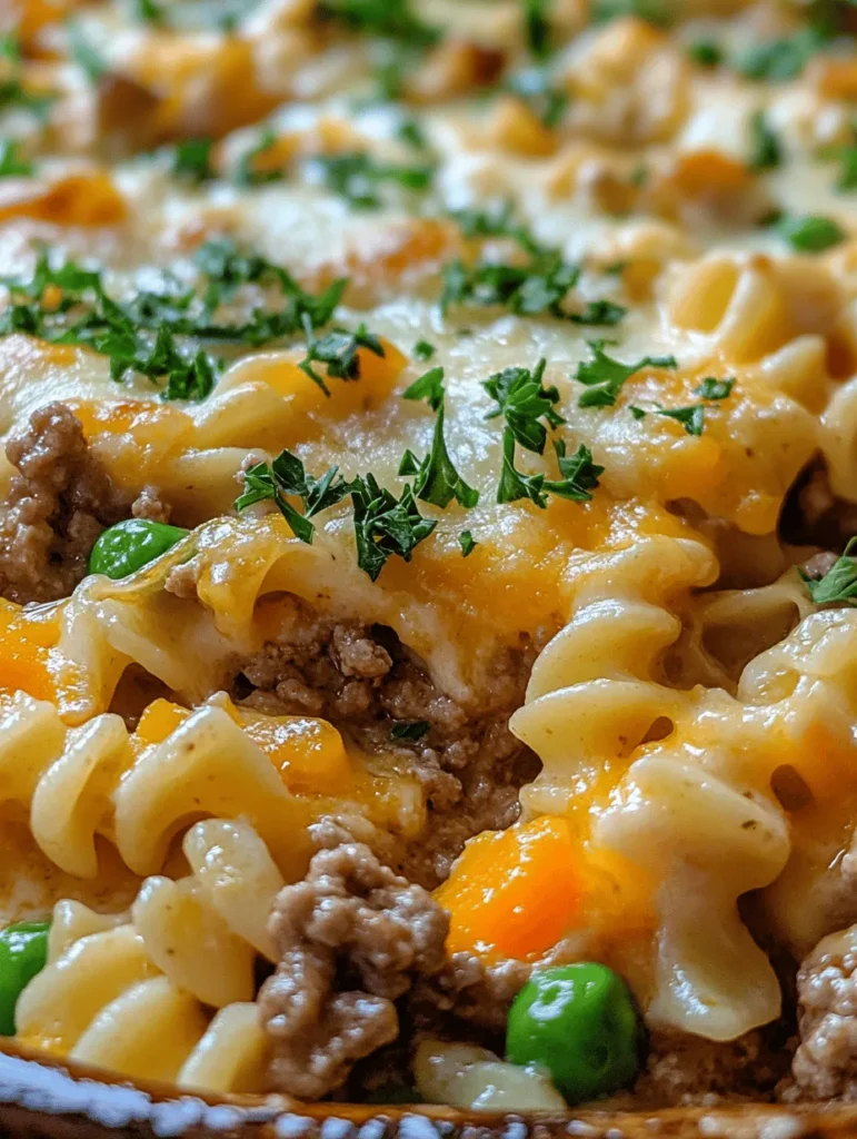 Comfort food holds a special place in our hearts and homes, often evoking cherished memories of family gatherings, holiday feasts, and cozy evenings spent around the dinner table. These dishes not only nourish our bodies but also our souls, providing warmth and satisfaction that transcends the mere act of eating. Among the pantheon of comforting meals, the Sour Cream Beef Noodle Casserole stands out as a nostalgic favorite, delivering a perfect blend of flavors and textures that make it a go-to recipe for busy weeknights and special occasions alike.