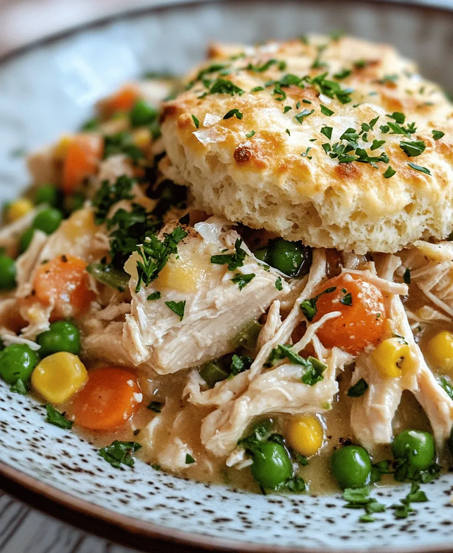 Nothing says comfort quite like a warm, savory chicken pot pie. This classic dish has been a cherished favorite in homes for generations, exuding warmth and nostalgia with every bite. Whether it’s a chilly evening or you just need a little pick-me-up, chicken pot pie offers a satisfying combination of tender chicken, hearty vegetables, and a creamy sauce enveloped in a flaky crust. It’s the perfect meal for families and gatherings, bringing everyone together around the dinner table.