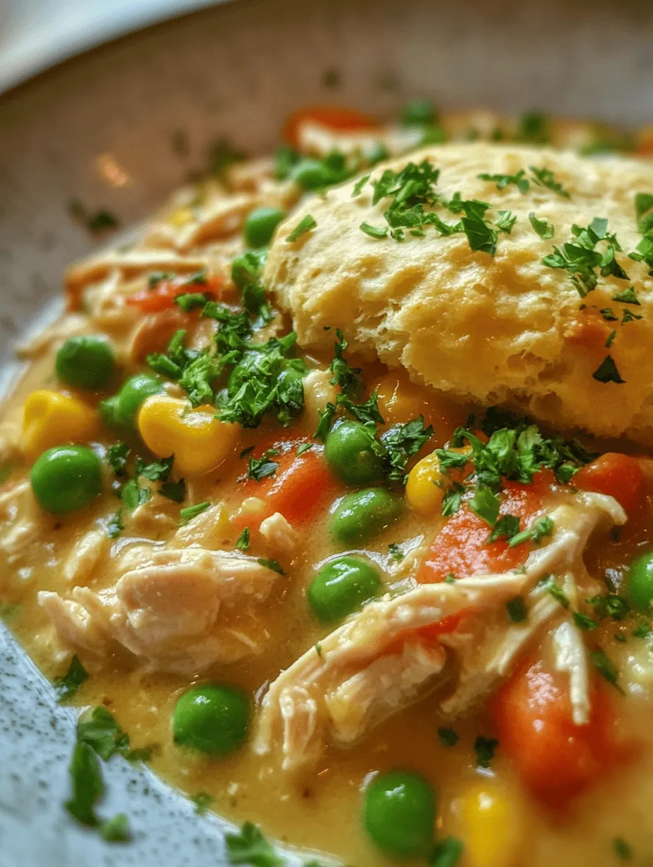 Nothing says comfort quite like a warm, savory chicken pot pie. This classic dish has been a cherished favorite in homes for generations, exuding warmth and nostalgia with every bite. Whether it’s a chilly evening or you just need a little pick-me-up, chicken pot pie offers a satisfying combination of tender chicken, hearty vegetables, and a creamy sauce enveloped in a flaky crust. It’s the perfect meal for families and gatherings, bringing everyone together around the dinner table.