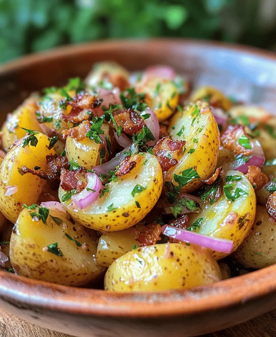 German potato salad is a beloved dish that combines the heartiness of potatoes with a delightful tanginess that makes it a standout side for any meal. Unlike its creamy American counterpart, German potato salad is often served warm and dressed with a zesty vinaigrette, making it a refreshing addition to gatherings, barbecues, and family dinners. This dish is not only a favorite in Germany but has also gained popularity around the world for its unique flavor profile and texture.