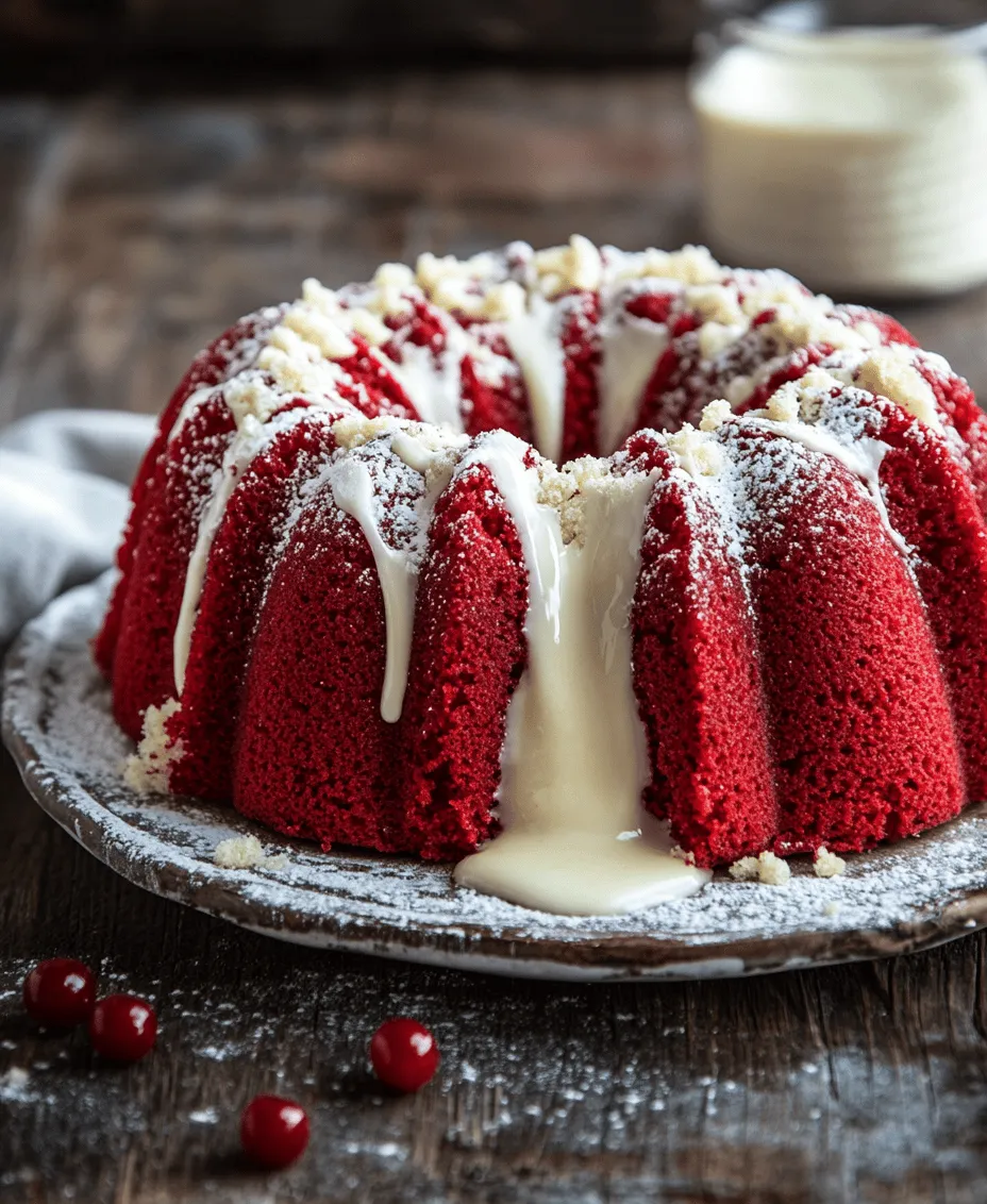 Welcome to the world of indulgent desserts where the Irresistible Red Velvet Cheesecake Bundt Cake reigns supreme. This scrumptious creation is the perfect marriage of two beloved treats: the classic red velvet cake and the rich, velvety cheesecake. With its striking crimson color and luxurious creamy filling, this dessert is not just a feast for the palate but also a visual delight that is sure to steal the show at any gathering. Whether you are celebrating a special occasion or simply looking to satisfy your sweet tooth, this cake will undoubtedly impress your guests and leave them craving more.