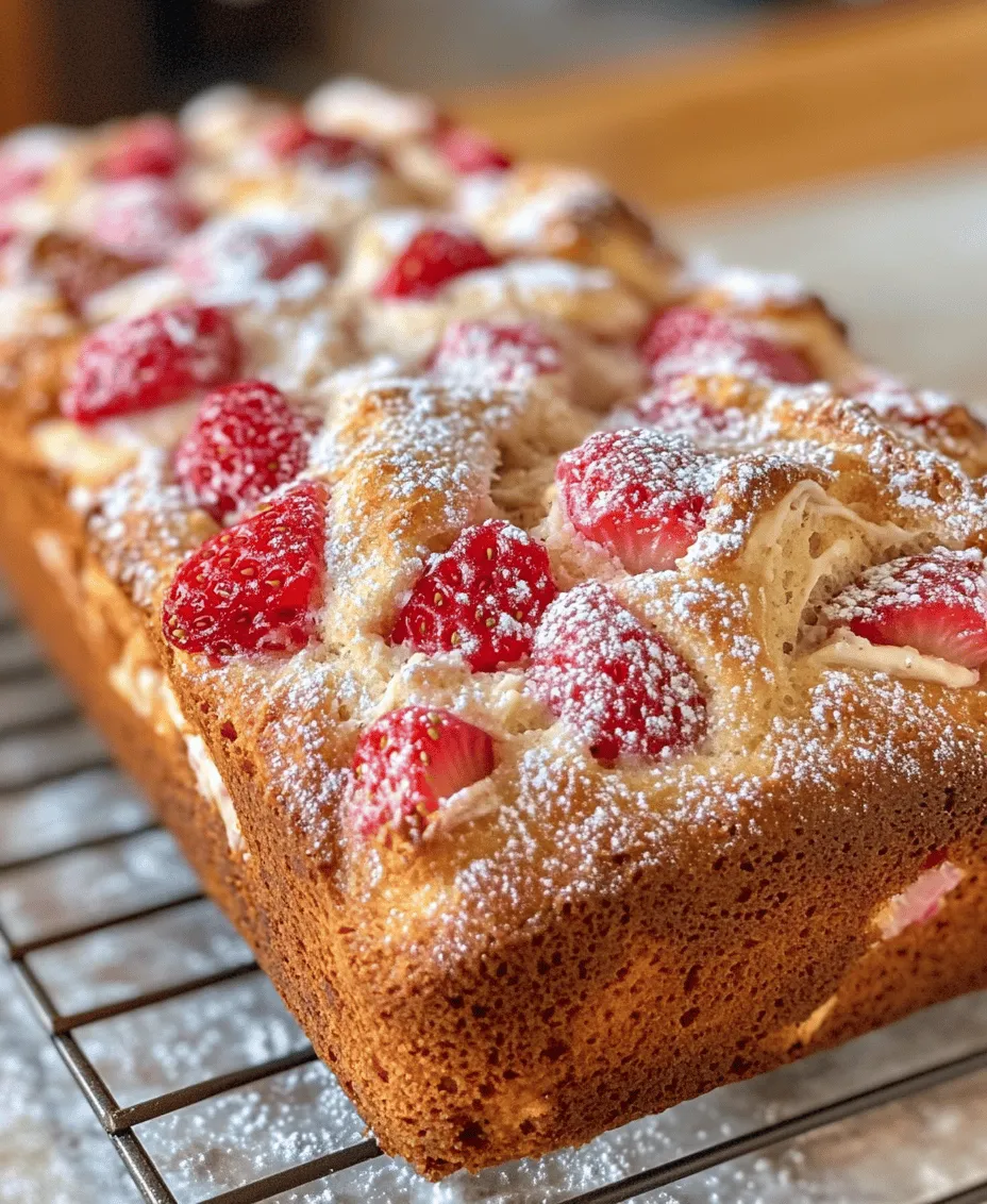 In the world of baked goods, few treats can match the delight of a freshly baked loaf of homemade bread. The aroma wafting through your kitchen as it bakes is enough to make your mouth water. Enter Strawberry Cream Cheese Bread—a recipe that takes the humble loaf and transforms it into something truly extraordinary. This delectable creation strikes a perfect balance between sweetness and creamy richness, offering a slice of joy with every bite.