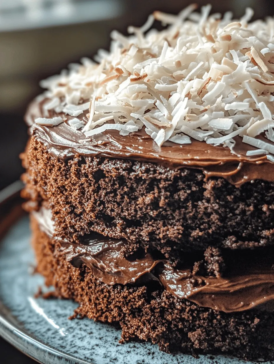 There’s an exquisite allure in the combination of chocolate and coconut that has captivated dessert lovers for generations. The rich, velvety essence of chocolate paired with the tropical, nutty notes of coconut creates a flavor profile that is nothing short of heavenly. Whether it’s a cozy family gathering, a festive celebration, or simply a treat to indulge in after a long day, a chocolate coconut cake stands out as a showstopper. Its moist texture, combined with the delightful crunch of shredded coconut and the rich sweetness of chocolate, makes it a versatile dessert that can elevate any occasion.