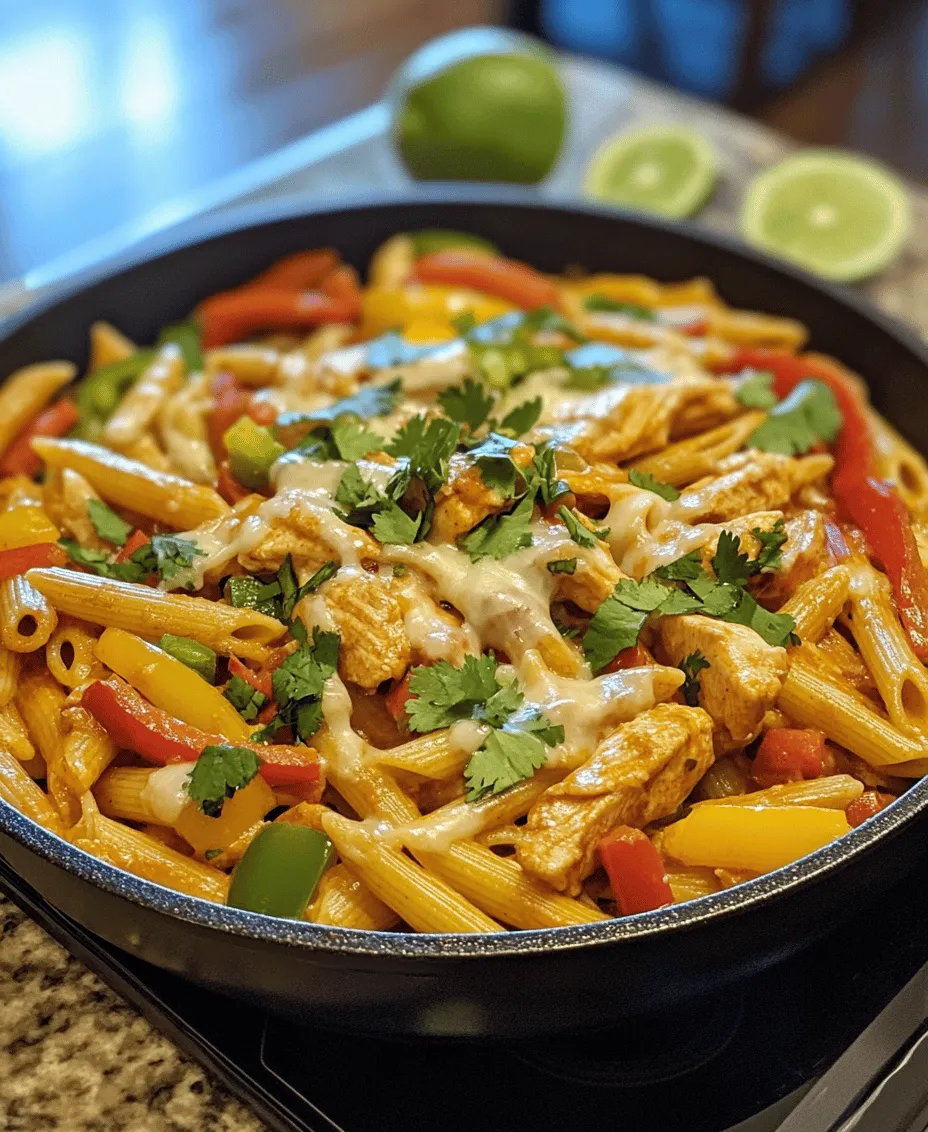 In today’s fast-paced world, the demand for quick and convenient meals has skyrocketed. One-pot meals have gained immense popularity, especially among busy families and professionals looking for ways to streamline their cooking processes without sacrificing flavor. One such dish that perfectly encapsulates this trend is One Pot Chicken Fajita Pasta. This delightful recipe seamlessly marries the vibrant flavors of traditional fajitas with the comforting heartiness of pasta, creating a dish that is both satisfying and simple to prepare.