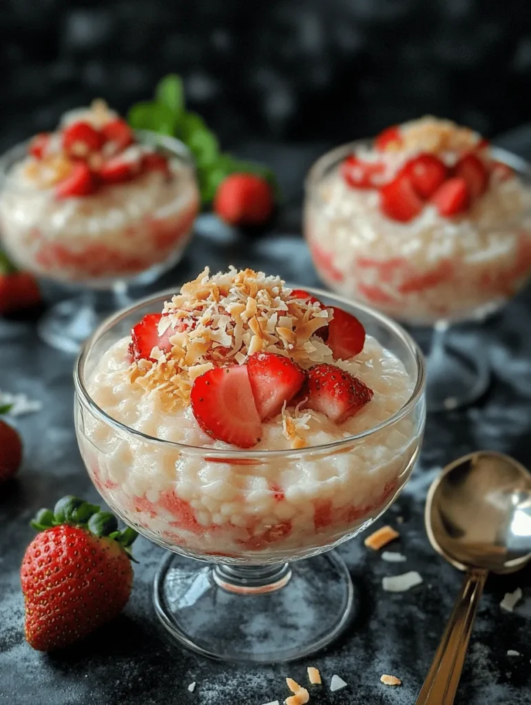 Welcome to the delicious world of tropical desserts! Today, we are diving into the enticing Strawberry Sago Delight, a simple yet exquisite treat that beautifully combines the silky texture of coconut milk with the refreshing burst of fresh strawberries. This recipe is a celebration of flavors and textures, featuring the chewy sago pearls that provide a delightful contrast to the creamy coconut base and the juicy, vibrant strawberries. With just five ingredients, this delightful dessert is not only easy to prepare but also perfect for both novice cooks and seasoned chefs seeking a quick yet impressive dessert option.