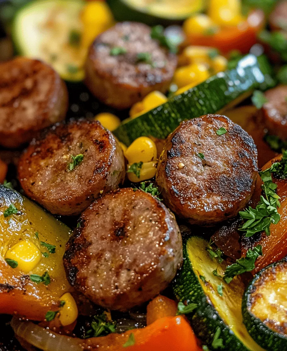 In today's fast-paced world, finding a meal that is both delicious and easy to prepare can often seem like a daunting task. Enter the Sizzling Sausage and Veggies Skillet—an irresistible, vibrant dish that seamlessly brings together hearty Italian sausages with a colorful medley of fresh vegetables. This dish is not only perfect for busy weeknights when time is of the essence but also ideal for casual gatherings with family and friends. Its versatility allows you to customize the flavors based on your preferences and the ingredients you have on hand, making it a favorite among home cooks everywhere.