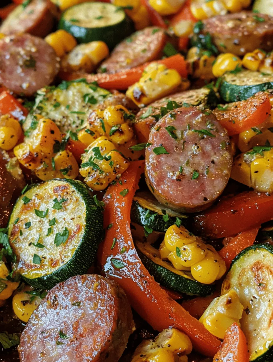 In today's fast-paced world, finding a meal that is both delicious and easy to prepare can often seem like a daunting task. Enter the Sizzling Sausage and Veggies Skillet—an irresistible, vibrant dish that seamlessly brings together hearty Italian sausages with a colorful medley of fresh vegetables. This dish is not only perfect for busy weeknights when time is of the essence but also ideal for casual gatherings with family and friends. Its versatility allows you to customize the flavors based on your preferences and the ingredients you have on hand, making it a favorite among home cooks everywhere.