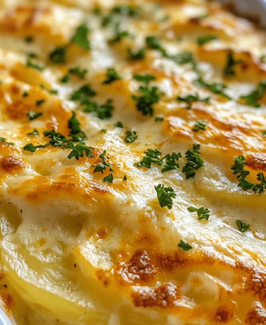 When it comes to comfort food, few dishes evoke the same warm and fuzzy feelings as Cheesy Scalloped Potatoes. This luscious side dish combines thinly sliced potatoes layered with a rich, creamy cheese sauce, creating a symphony of flavors that is not only satisfying but also a feast for the eyes. Whether served at a family gathering, holiday celebration, or a simple weeknight dinner, Cheesy Scalloped Potatoes have earned their place as a beloved staple on dining tables across the globe.