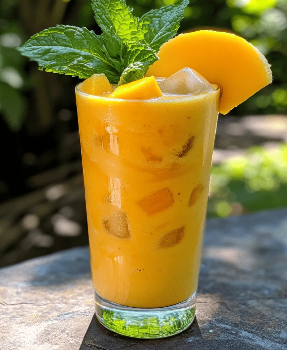 Imagine sipping on a vibrant, refreshing drink that instantly transports you to a sun-soaked tropical beach, with the sweet aroma of ripe mangoes wafting through the air. This is precisely the experience offered by the Tropical Mango Bliss Smoothie—a delightful blend of fresh fruits and creamy ingredients that not only tantalizes your taste buds but also packs a nutritional punch. With every sip, you're not only indulging in a delicious treat but also nourishing your body with a wealth of vitamins and minerals.
