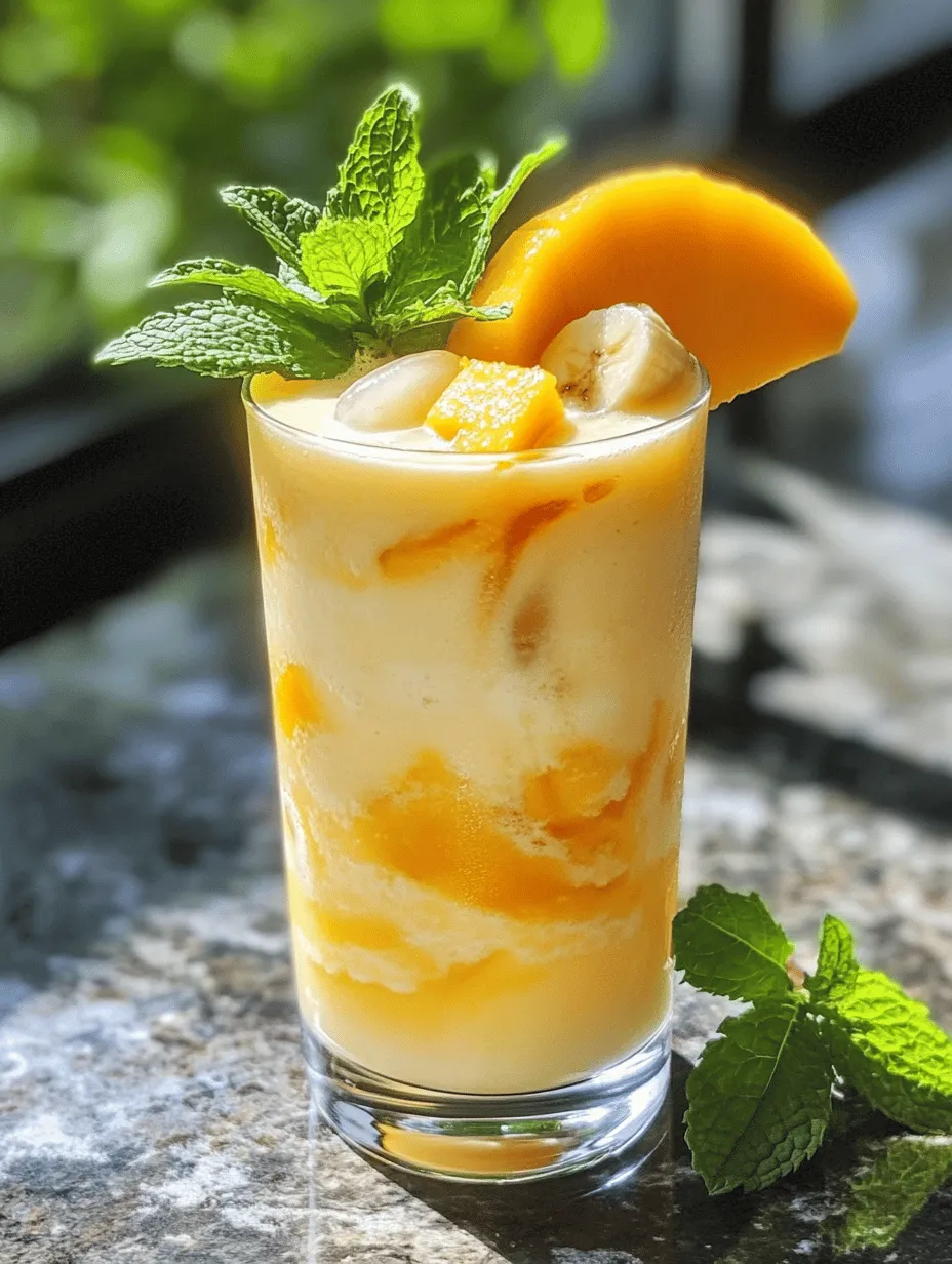 Imagine sipping on a vibrant, refreshing drink that instantly transports you to a sun-soaked tropical beach, with the sweet aroma of ripe mangoes wafting through the air. This is precisely the experience offered by the Tropical Mango Bliss Smoothie—a delightful blend of fresh fruits and creamy ingredients that not only tantalizes your taste buds but also packs a nutritional punch. With every sip, you're not only indulging in a delicious treat but also nourishing your body with a wealth of vitamins and minerals.