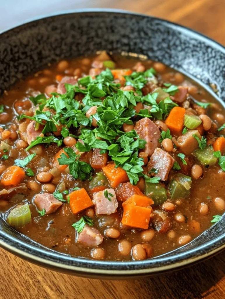 Slow-cooked black-eyed peas with smoky ham is more than just a meal; it’s a comforting embrace in a bowl that evokes warm memories of family gatherings and hearty dinners. This dish beautifully marries the earthy flavors of black-eyed peas with the rich, smoky undertones of ham, creating a satisfying meal that is perfect for both intimate family dinners and larger celebrations. Rich in tradition and flavor, this recipe not only satisfies the taste buds but also nourishes the soul.