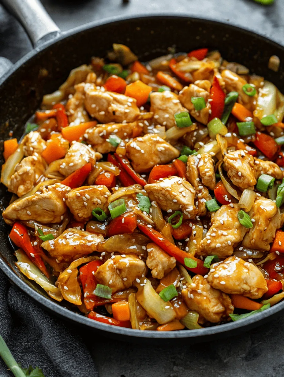 Welcome to the vibrant world of Chinese Chicken Cabbage Stir-Fry, a dish that brings together the best of health, flavor, and convenience. If you're looking for a quick yet delicious meal that packs a punch of nutrients, this recipe is perfect for you. Not only does it satisfy your taste buds, but it also nourishes your body with a variety of fresh ingredients. The combination of tender chicken, crunchy vegetables, and aromatic spices creates a culinary experience that is both wholesome and delightful.